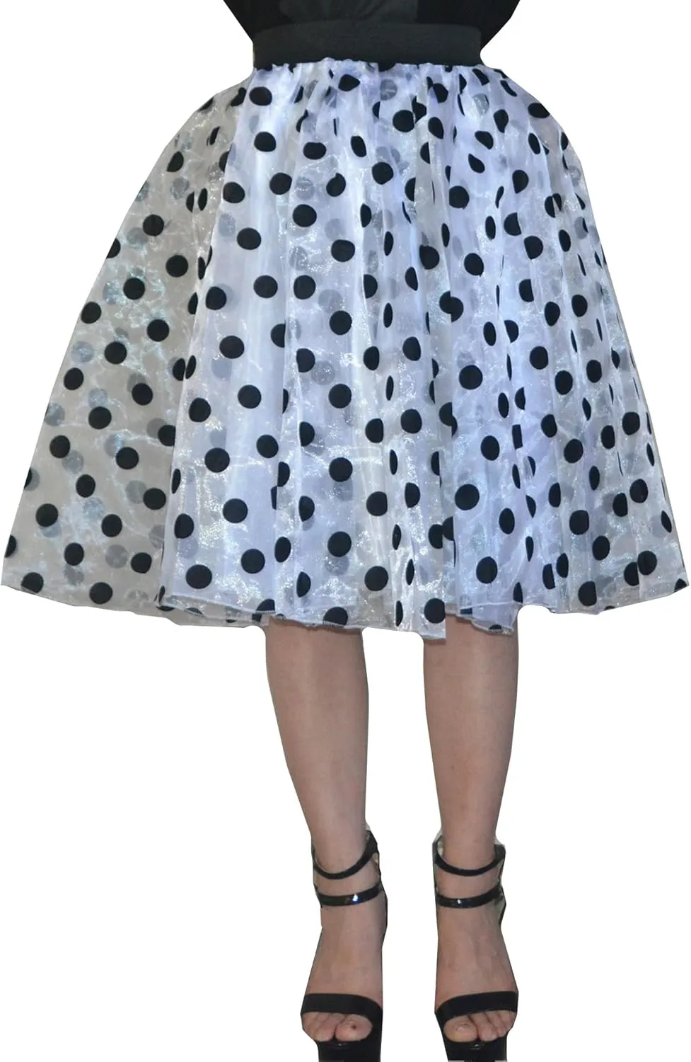 Lady's Organza Princess Skirt Bowknot A Line Pleated Midi/Knee Length Tutu Party Skirts