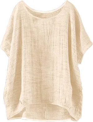 LCMTWX Long Sleeve Summer Shirt Linen Blouses for Women Imitation Silk Long Sleeved Shirt Spring and Summer New European