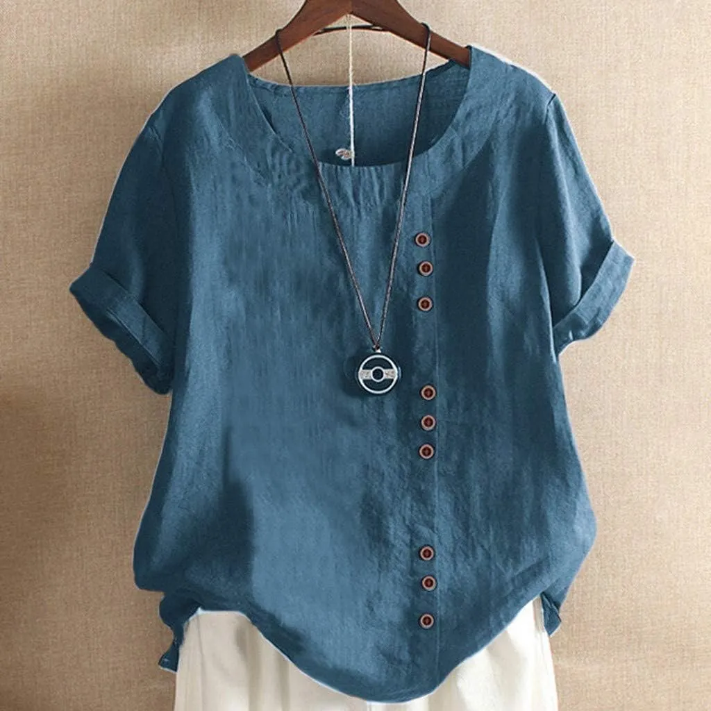 LCMTWX Long Sleeve Summer Shirt Linen Blouses for Women Imitation Silk Long Sleeved Shirt Spring and Summer New European