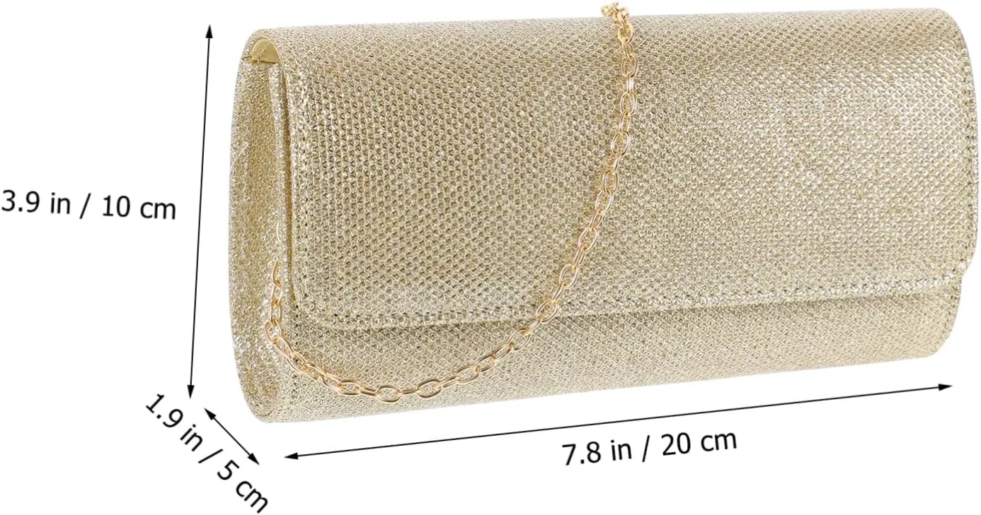 LIFKOME Handbag Clutch Bag Evening Bag for Women Purse with Chain Strap Women Evening Bag Purse for Women