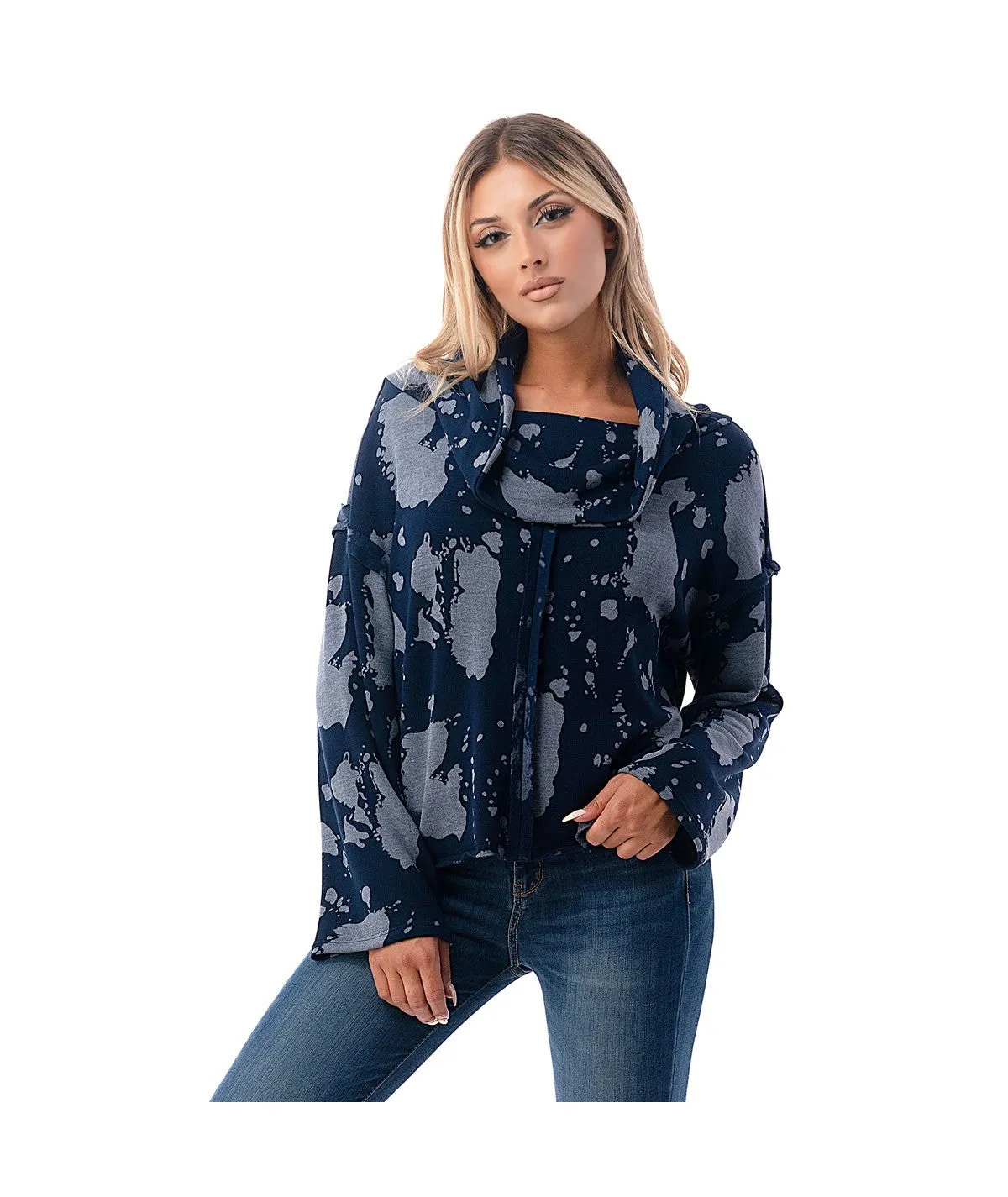 LS COWL NECK TOP