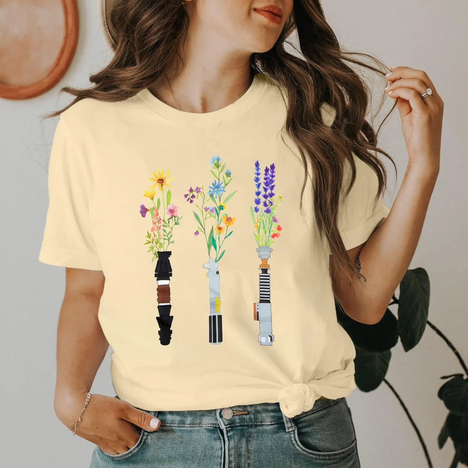 Magical Planet Shirt Women Science Fiction Lover Shirt Galaxy Cartoon Tshirt Family Vacation Tee Tops