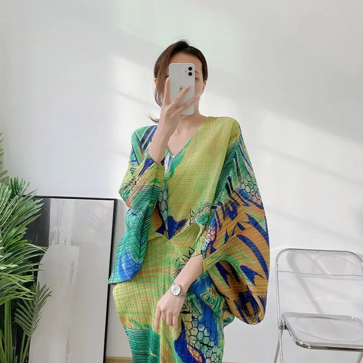 Marcela Geometric print Designer Dress