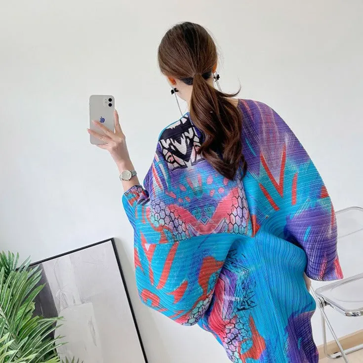 Marcela Geometric print Designer Dress