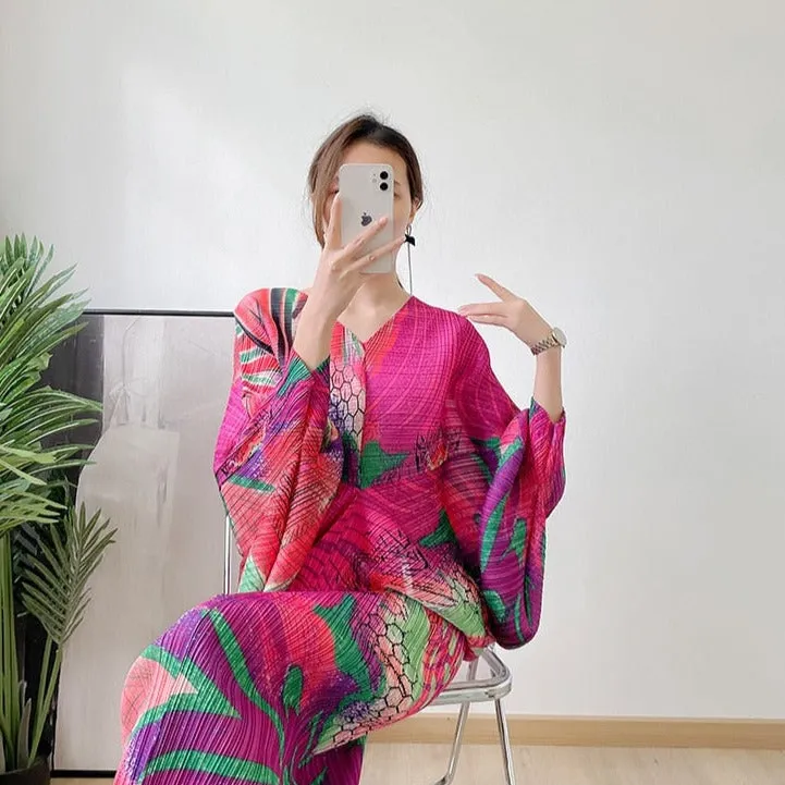 Marcela Geometric print Designer Dress