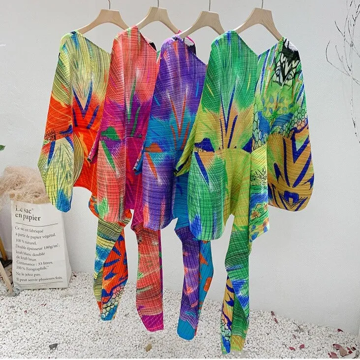 Marcela Geometric print Designer Dress