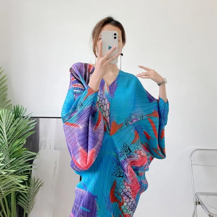 Marcela Geometric print Designer Dress