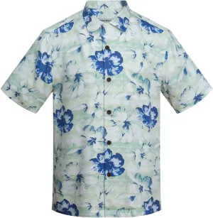 Mens Hawaiian Shirts Silk Short Sleeve Printed Beach Shirt Relaxed Fit Summer Tropical Shirts