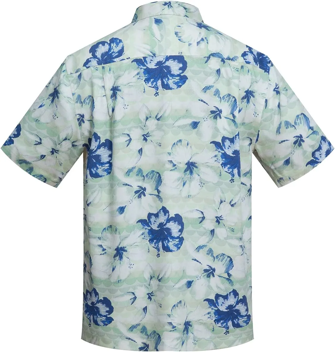 Mens Hawaiian Shirts Silk Short Sleeve Printed Beach Shirt Relaxed Fit Summer Tropical Shirts