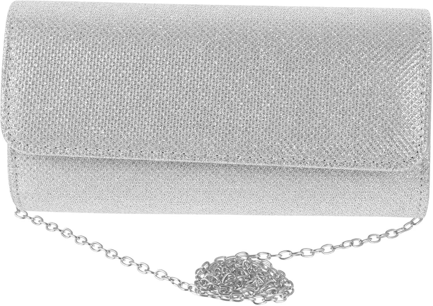 Multipurpose Women's Purse Evening Bag with Chain Clutch Handbag for Wedding