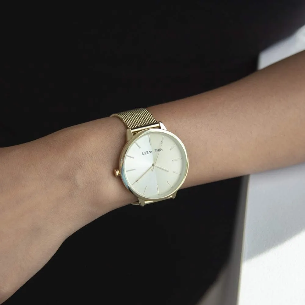 Nine West Women's Mesh Bracelet Watch