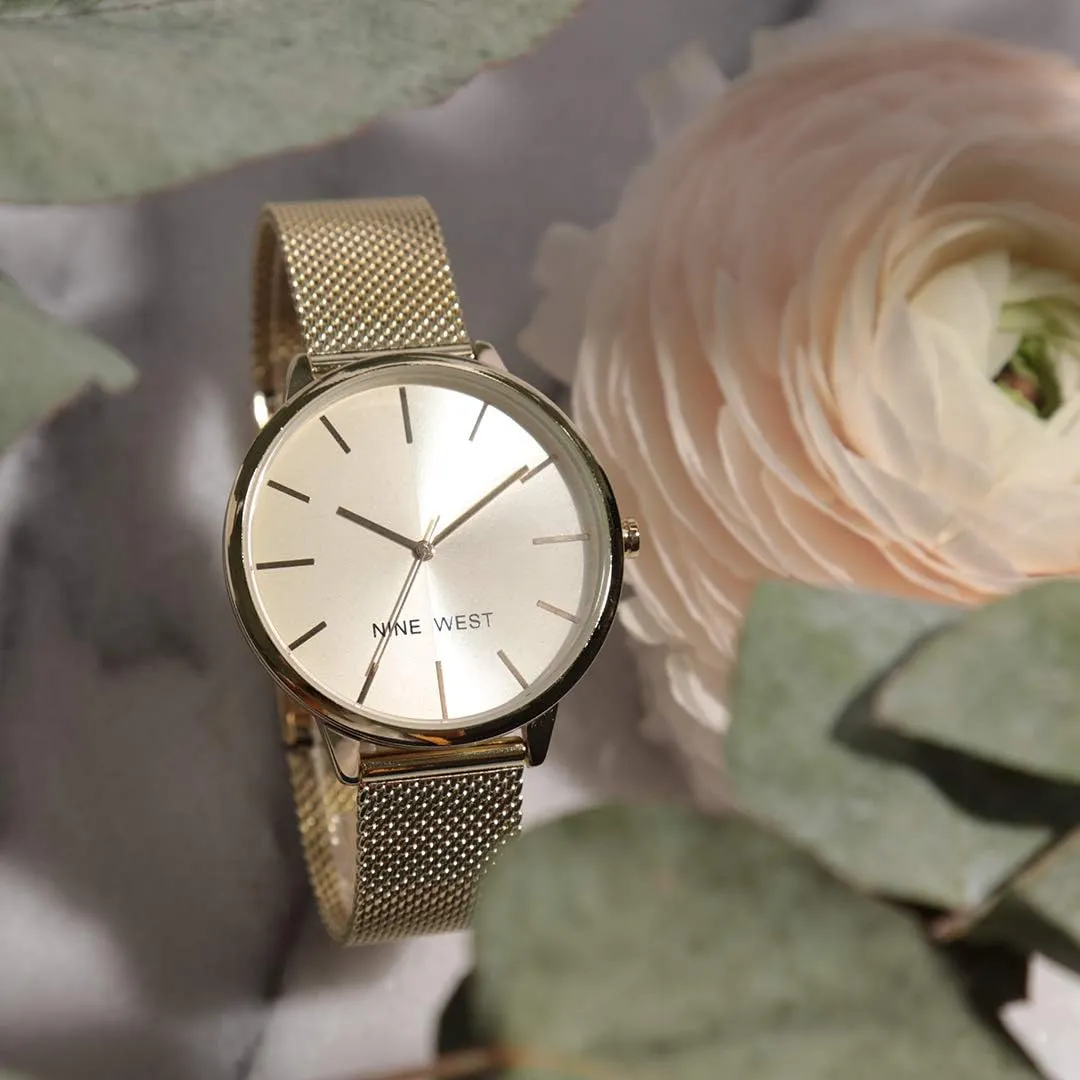 Nine West Women's Mesh Bracelet Watch