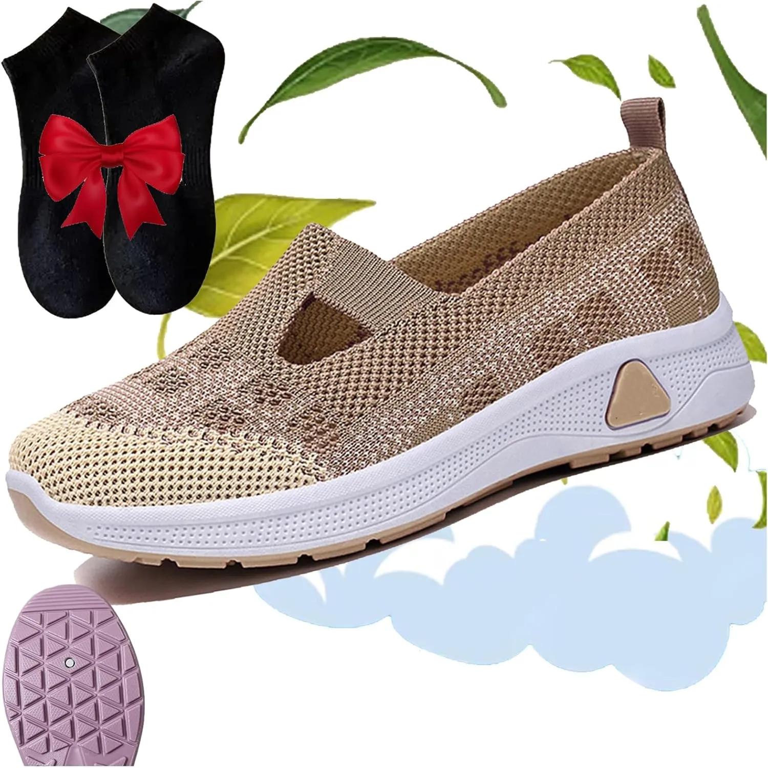 Orthowalkway Womens ShoesWomen's Woven Orthopedic Breathable Soft Shoes,Zapatos Ortopdicos para Mujer, Women's Woven Orthopedic Breathable Soft Sole Shoes