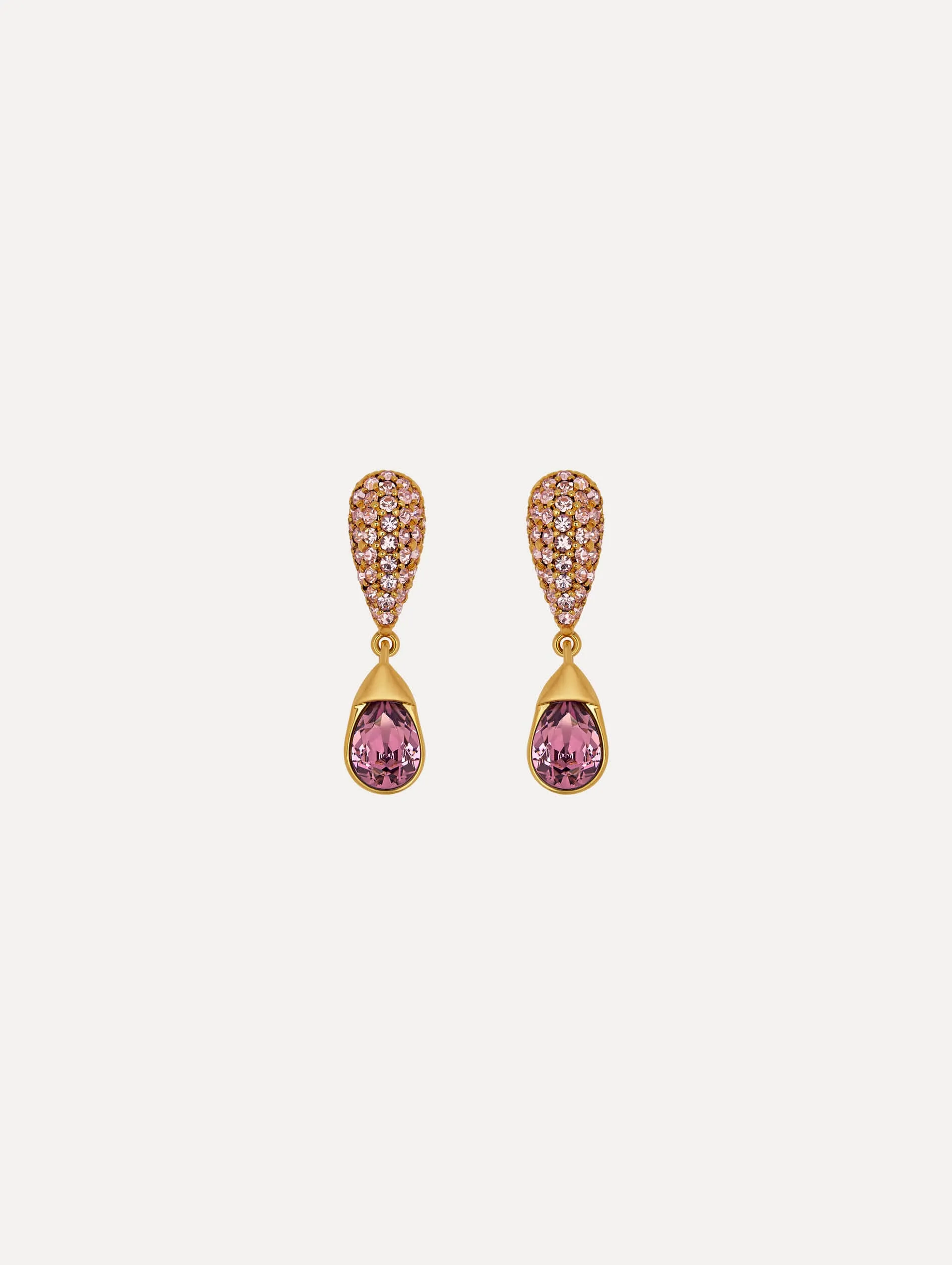 Pavé Drop Earrings