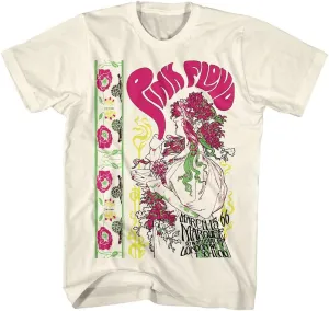 Pink Floyd Psychadelic Tea '66 Marquee London Adult Short Sleeve T Shirt Vintage Style Graphic Tees