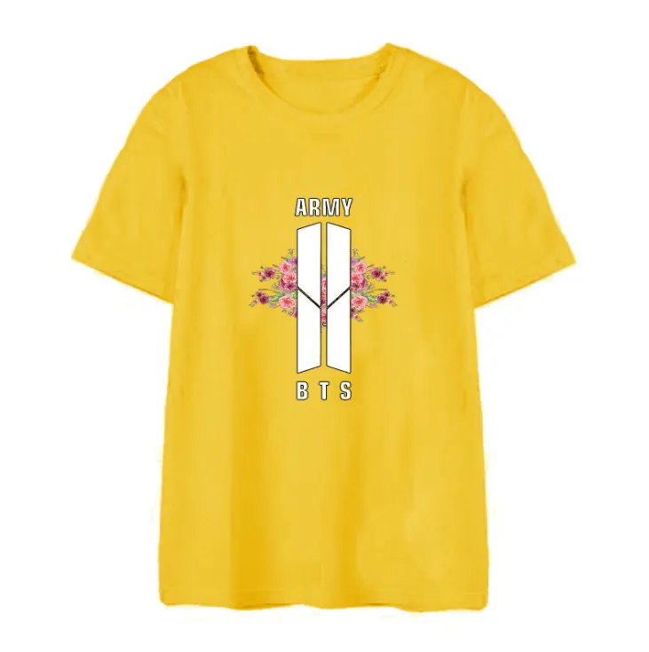 Printed T-shirt cotton short sleeve