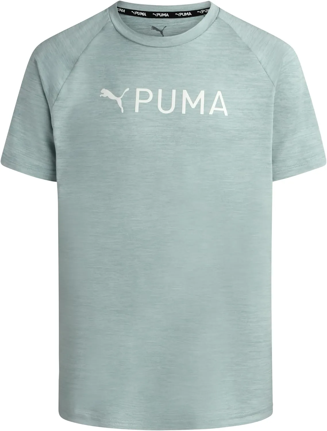 PUMA Boys Youth Dry Fit T-Shirt - Active Performance Short Sleeve Athletic Shirts for Teens (Size: 4-18)