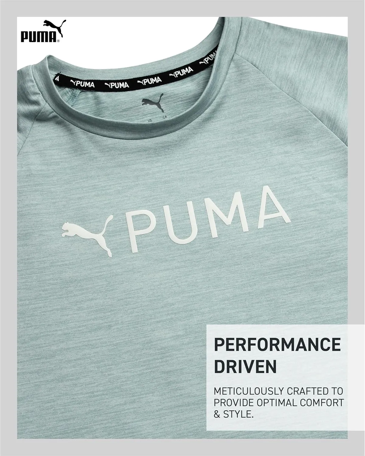 PUMA Boys Youth Dry Fit T-Shirt - Active Performance Short Sleeve Athletic Shirts for Teens (Size: 4-18)