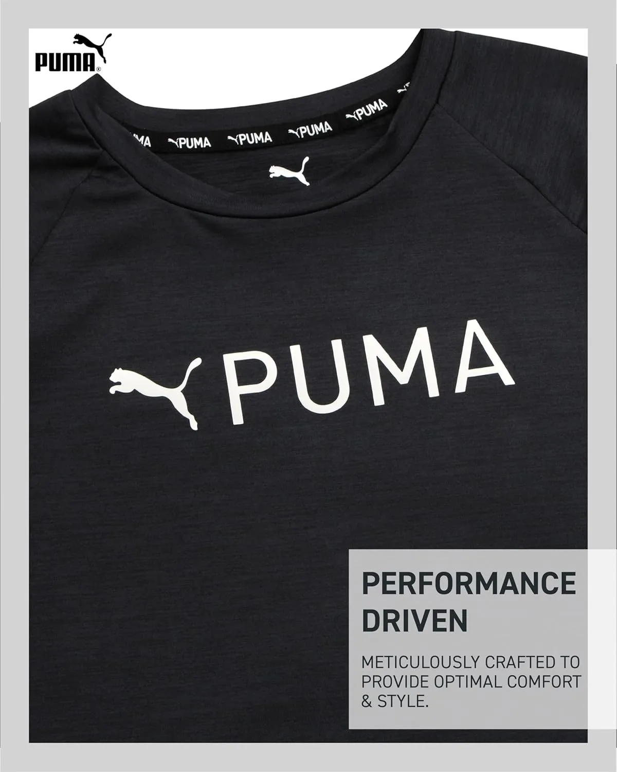 PUMA Boys Youth Dry Fit T-Shirt - Active Performance Short Sleeve Athletic Shirts for Teens (Size: 4-18)