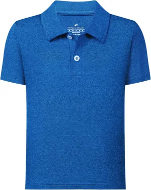 QBK Boys' Active Performance Golf Polo Shirts Kids Dry Fit School Uniform for Toddler to Youth