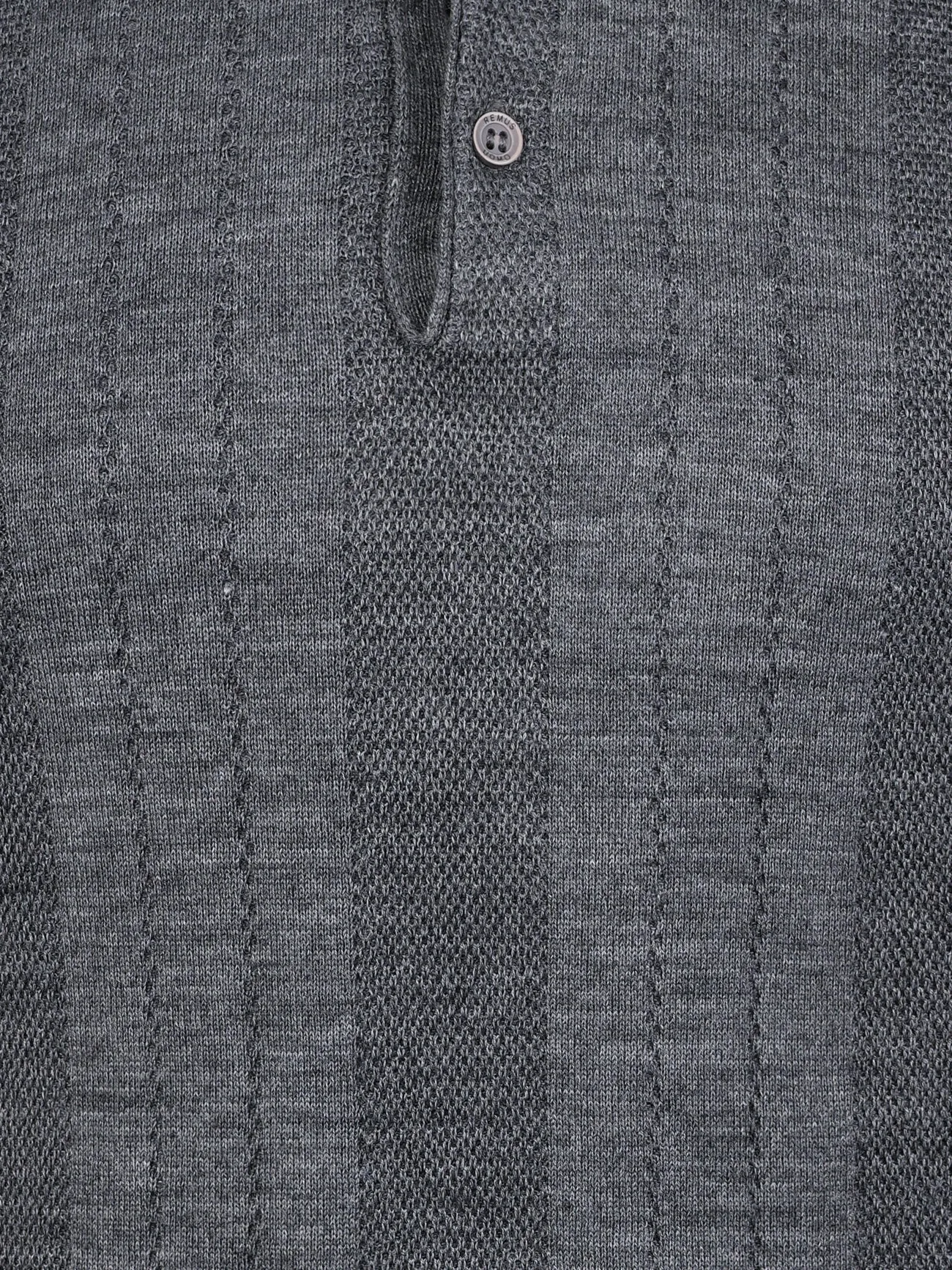 Remus Texture Polo Grey