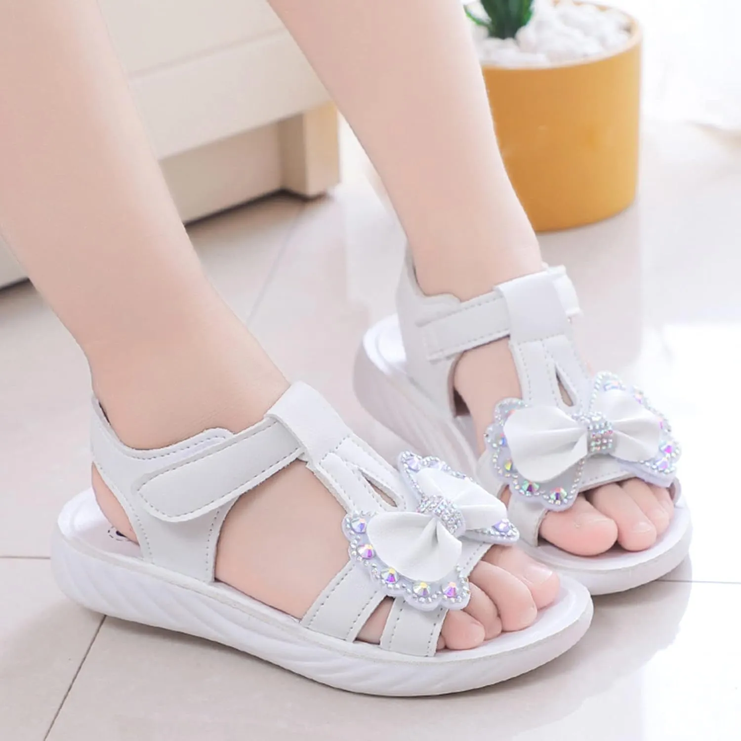 Slide Sandal Children Shoes Summer Sandals Fashion Little Girls Soft Soles Children Shoes Dress up Sandals for Girls