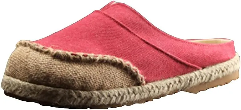slippers Flip Flops,Men's Linen Sandals, Ethnic Style Retro Straw Woven Toe Slippers Personalized Linen Shoes
