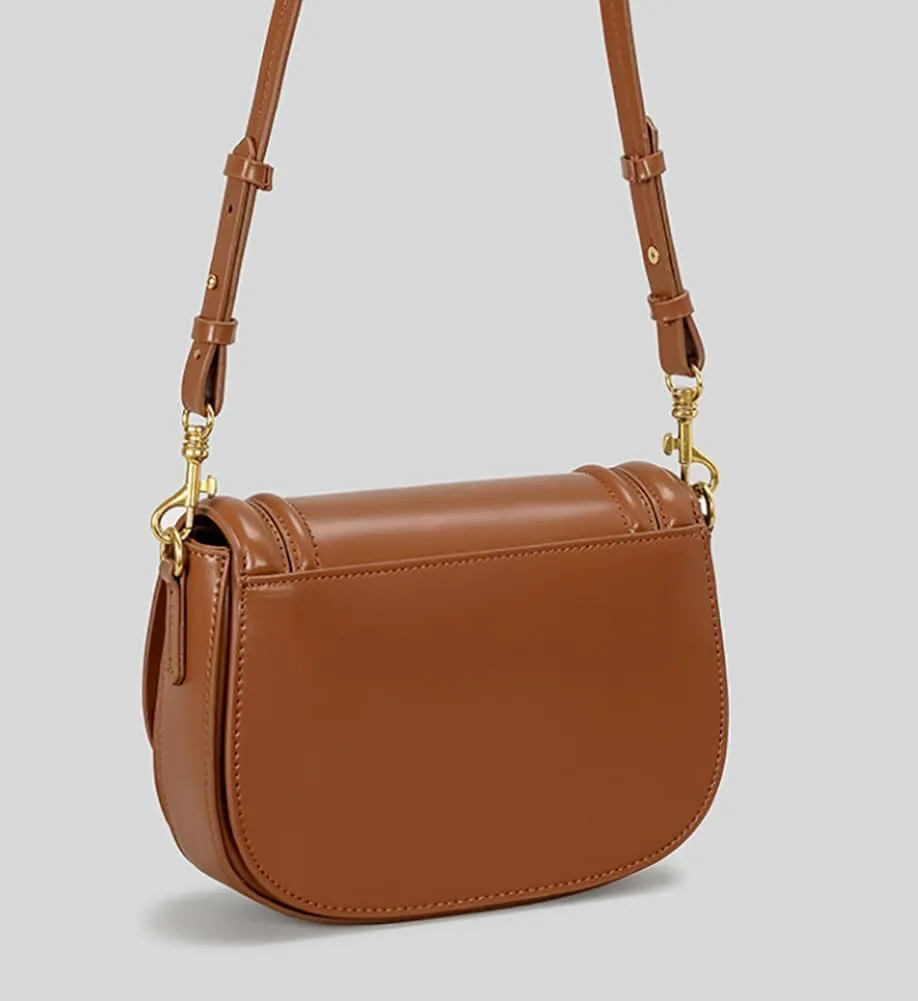 Slouchy PU Leather Saddle Hobo Bags Women Trendy Underarm Crescent Shoulder Bag Cute Satchel Crossbody Purse Tote Handbag