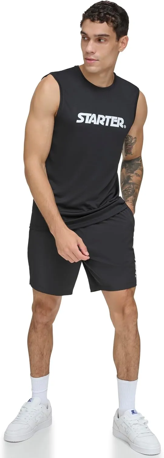 Starter Men's Quick Dry Sleeveless Lightweight UPF Active Top
