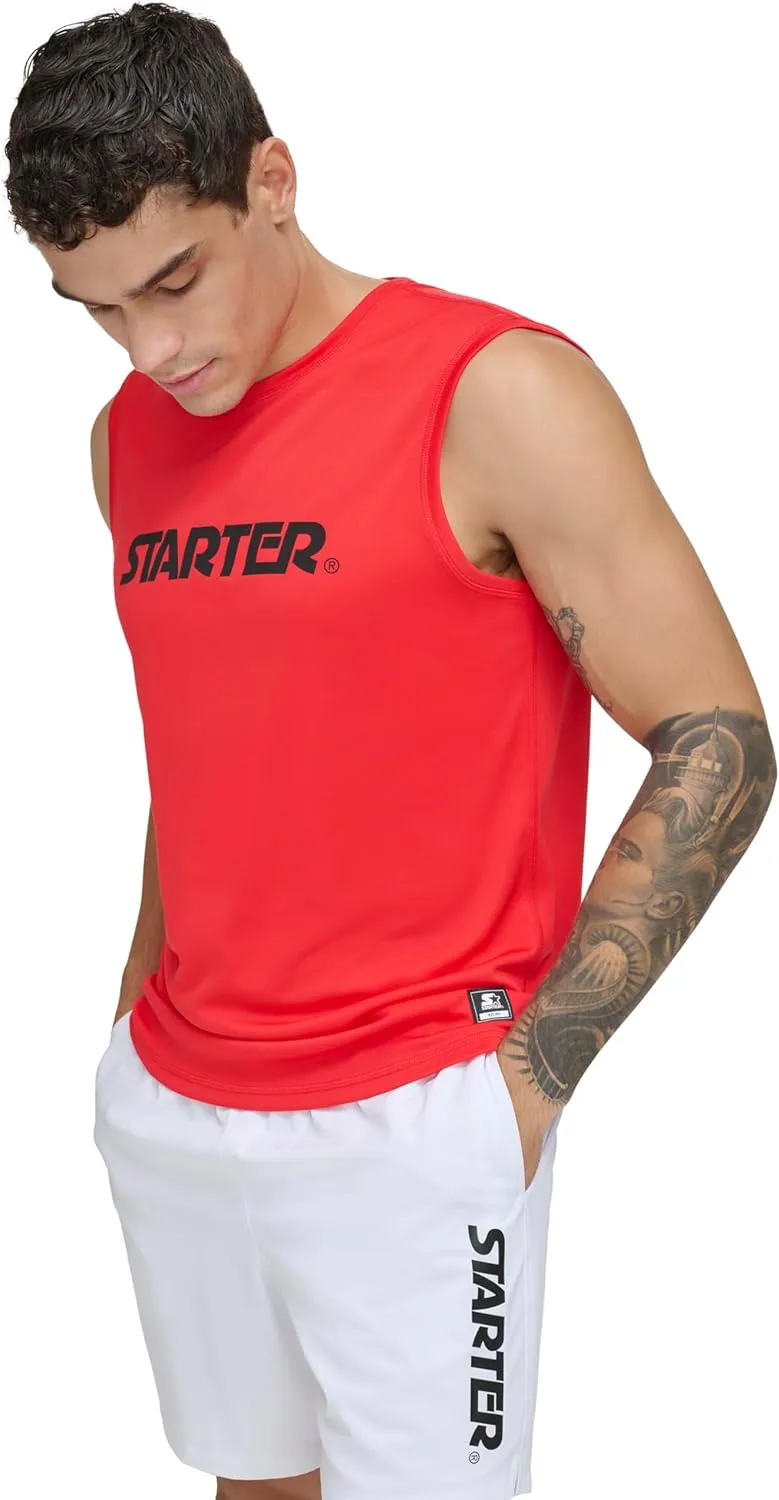 Starter Men's Quick Dry Sleeveless Lightweight UPF Active Top