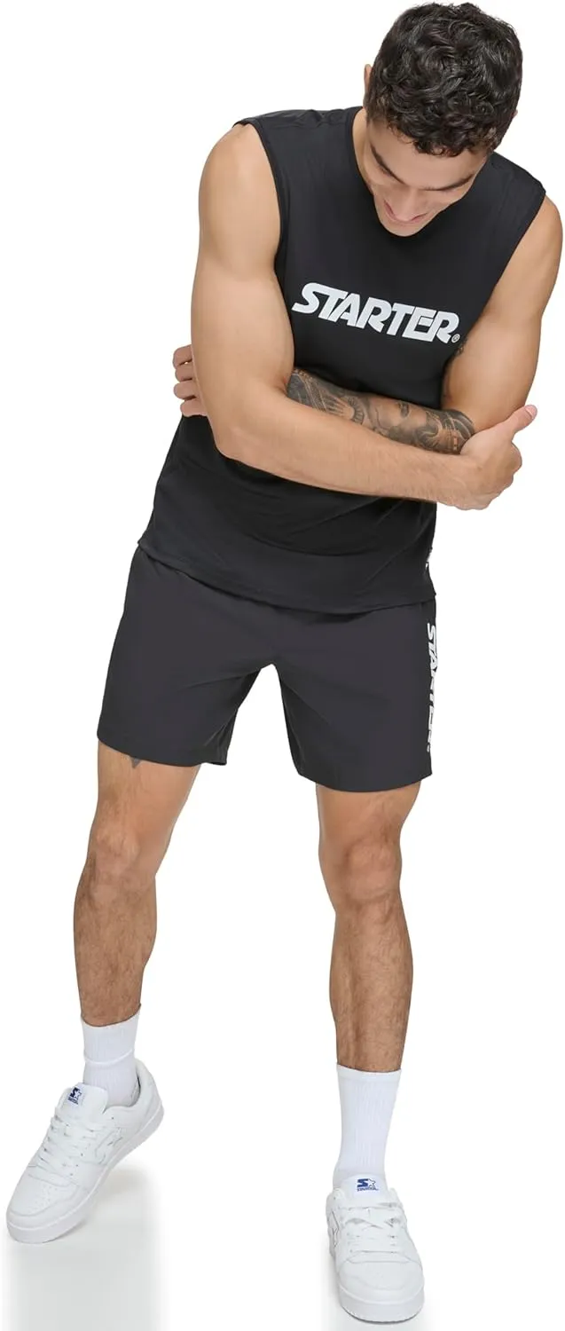 Starter Men's Quick Dry Sleeveless Lightweight UPF Active Top