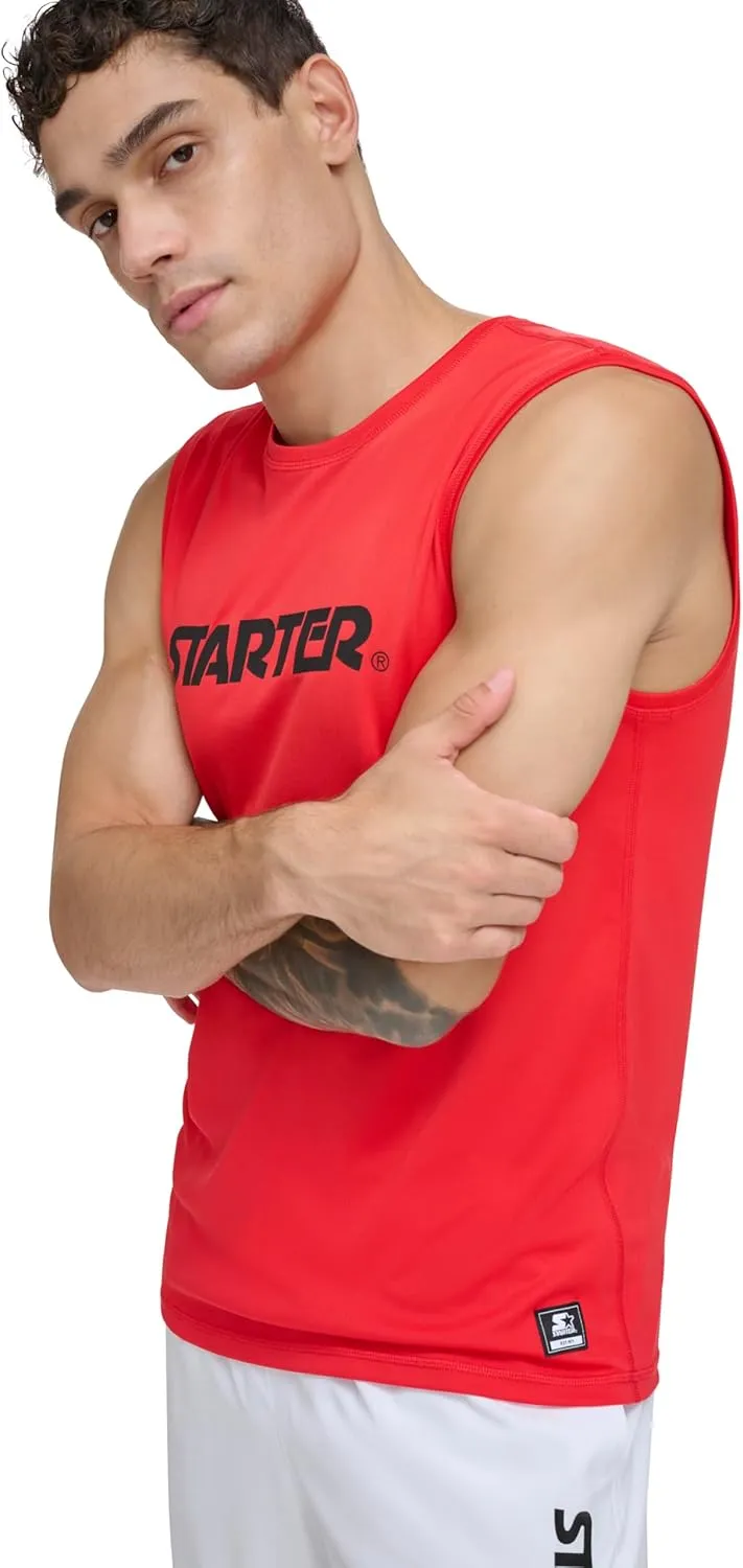 Starter Men's Quick Dry Sleeveless Lightweight UPF Active Top