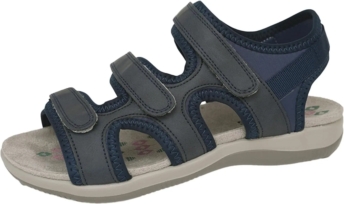 SuanlaTDS Orthopedic Wedge Sandals for Women Summer Dressy Walking Shoes Comfortable Low Heels Platform Arch Support Adjustable Strap Open Toe Thick Sole Sports Hiking Sandal