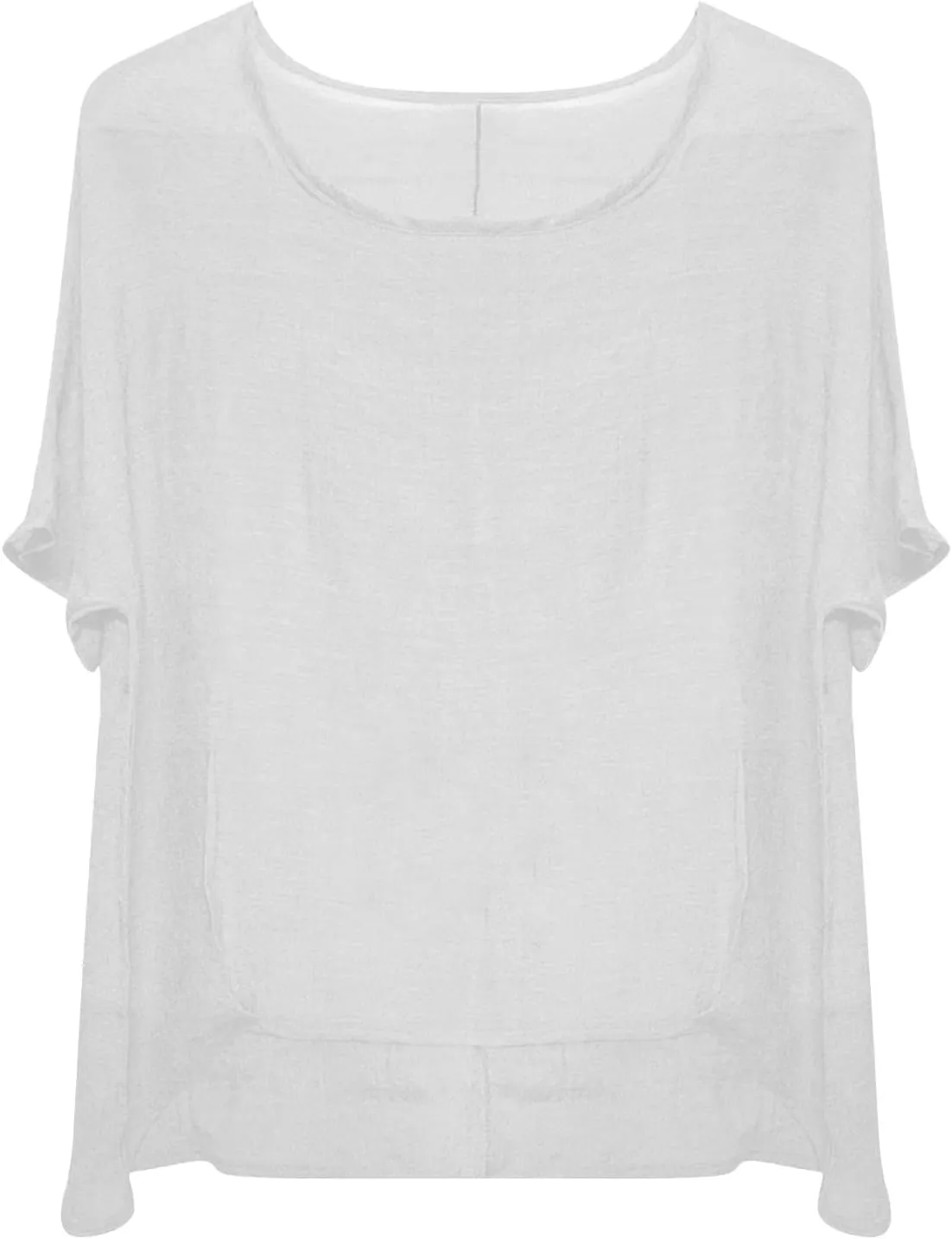 Summer Tops for Women 2025 Short Sleeve Crew Neck Linen Cotton Shirts Plus Size Gauze Casual Dressy Blouse Outfits