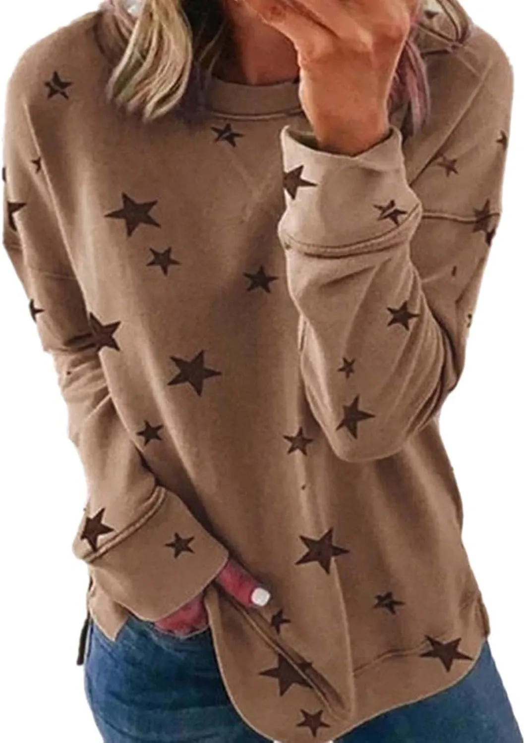 Sweatshirt for Women Oversized Graphic Comfy Long Sleeve Shirts Casual Fashion Spring Crewneck Pullover Tops Clothing
