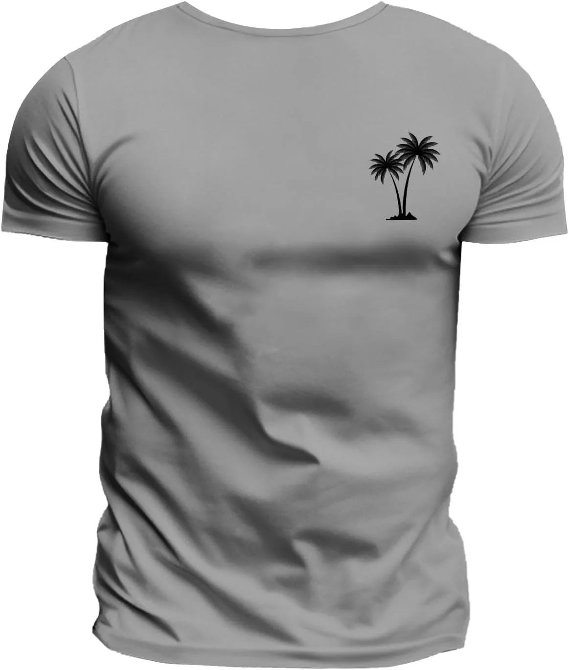 T Shirts for Man Palm Tree Printed Graphic Tees Casual Summer Beach Tops Short Sleeve Crew Neck Basic Tee Shirts