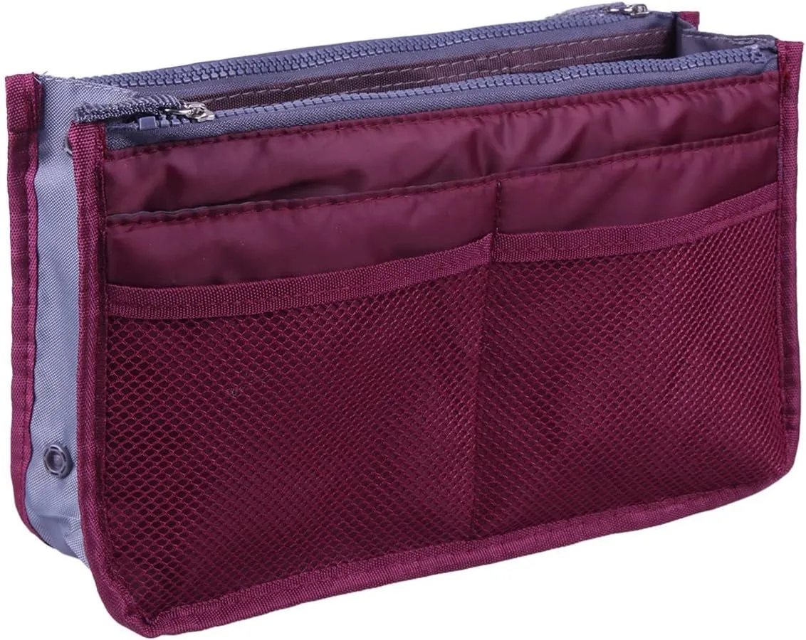 Travel Toiletry Bag Handheld Double Zipper Cosmetic Bag Multifunctional Toiletries Storage Bag Bag In Pocket Storage Bag Travel Storage Bag Bathroom Storage Bag Makeup Bag