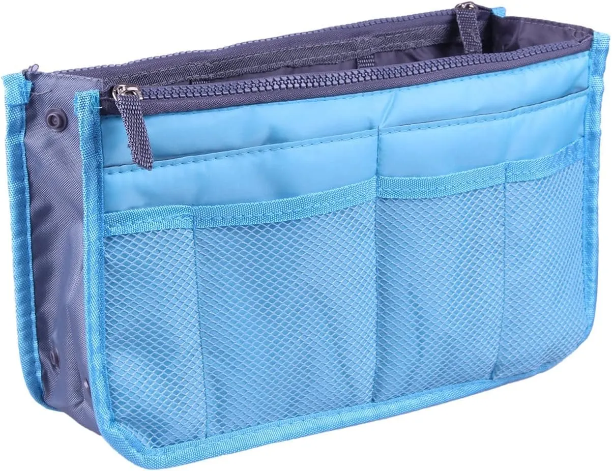 Travel Toiletry Bag Handheld Double Zipper Cosmetic Bag Multifunctional Toiletries Storage Bag Bag In Pocket Storage Bag Travel Storage Bag Bathroom Storage Bag Makeup Bag