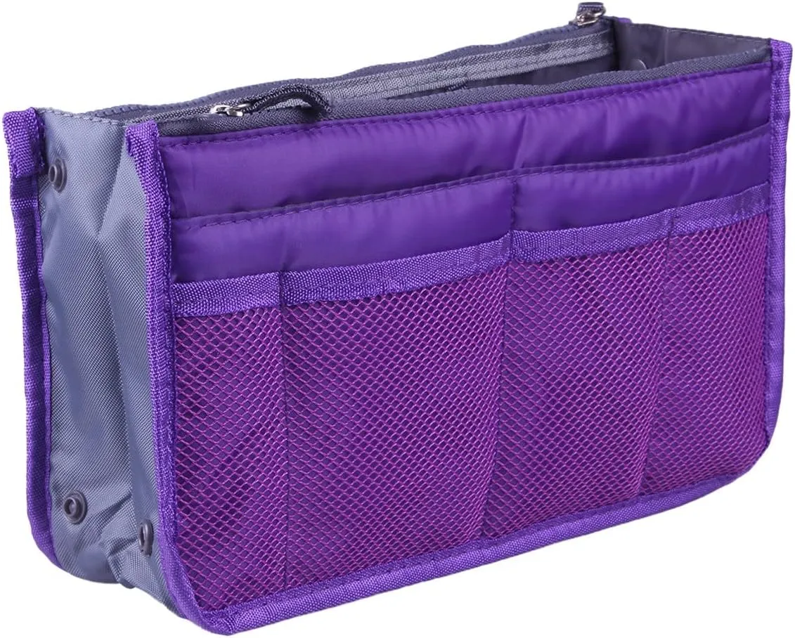 Travel Toiletry Bag Handheld Double Zipper Cosmetic Bag Multifunctional Toiletries Storage Bag Bag In Pocket Storage Bag Travel Storage Bag Bathroom Storage Bag Makeup Bag