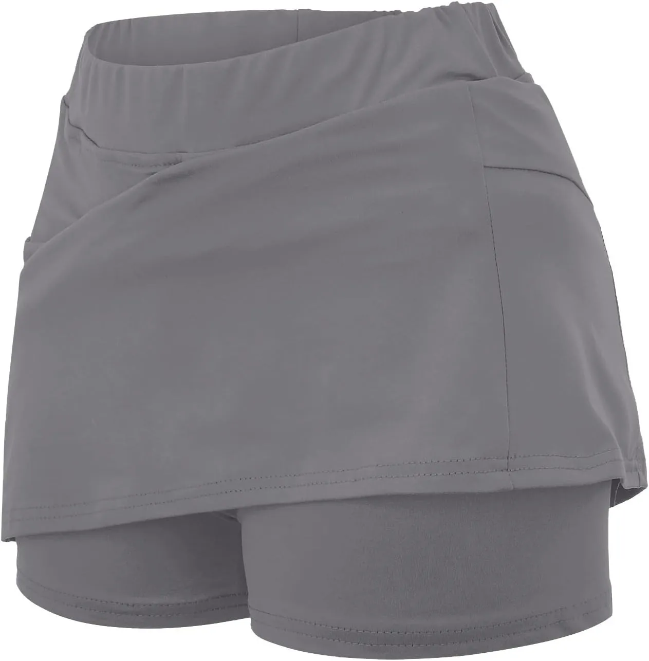 Versatile Skorts for Women, Women's Casual Athlete Tennis Skirts, Sports Lightweight Golf Workout Skort with Pockets