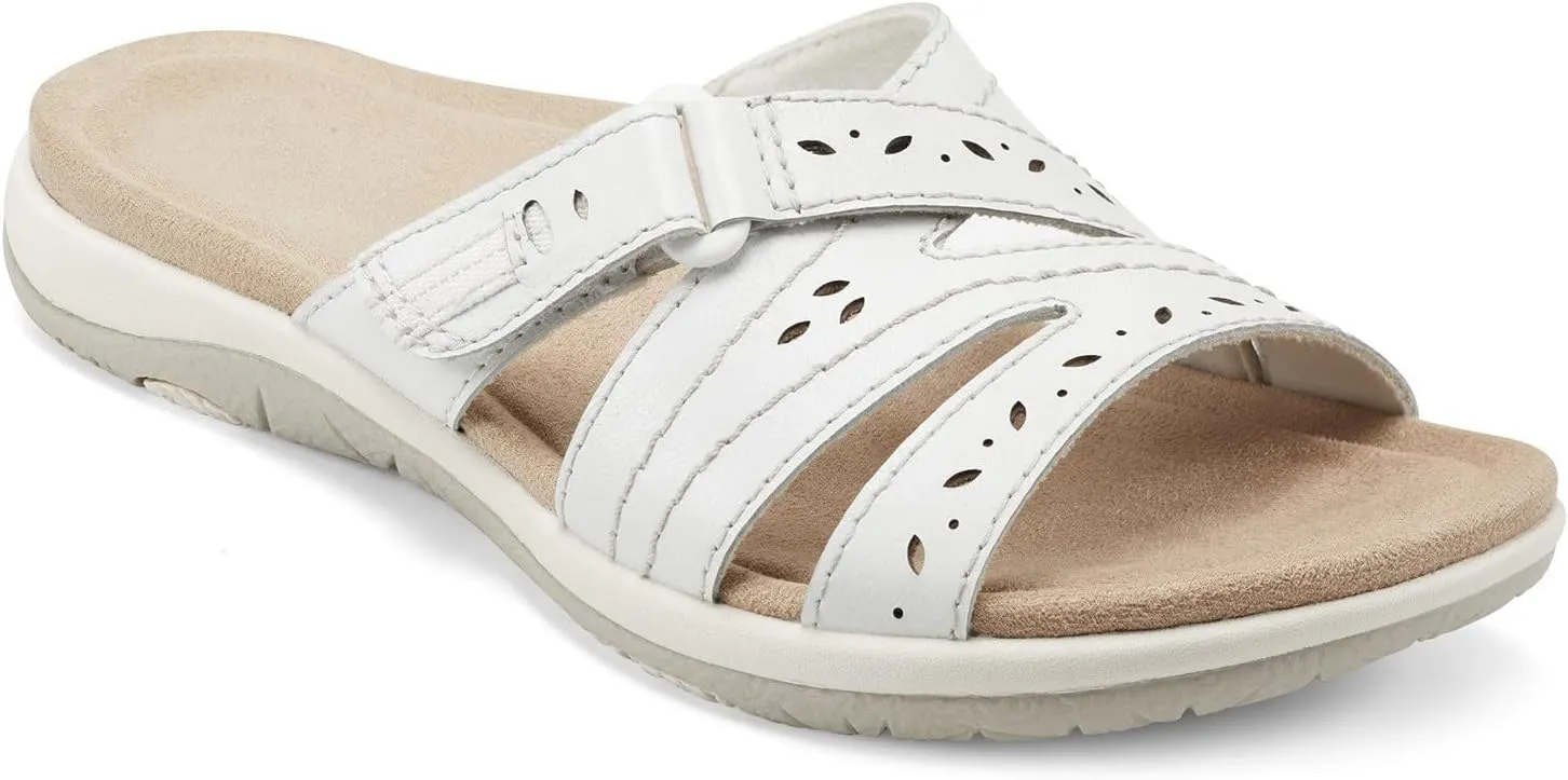 Wedge Sandals for Women Lightweight Walking Shoes Orthopedic Sandals with Arch Support Open Toe Slippers Wide Feet Casual Vacation Sandal for Summer Soft Cushion Comfortable Non Slip Athletic Slides