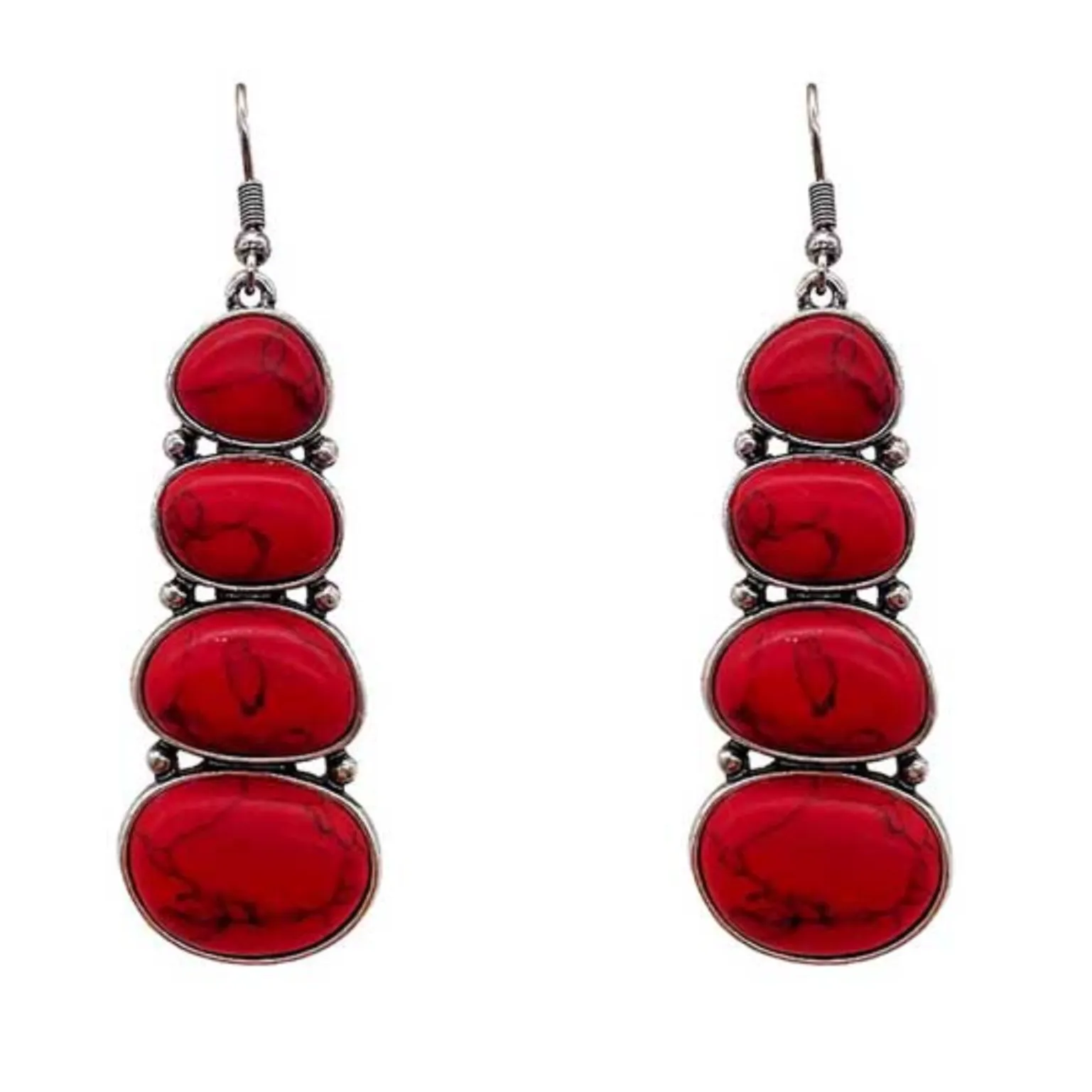 Western Stone Drop Earrings