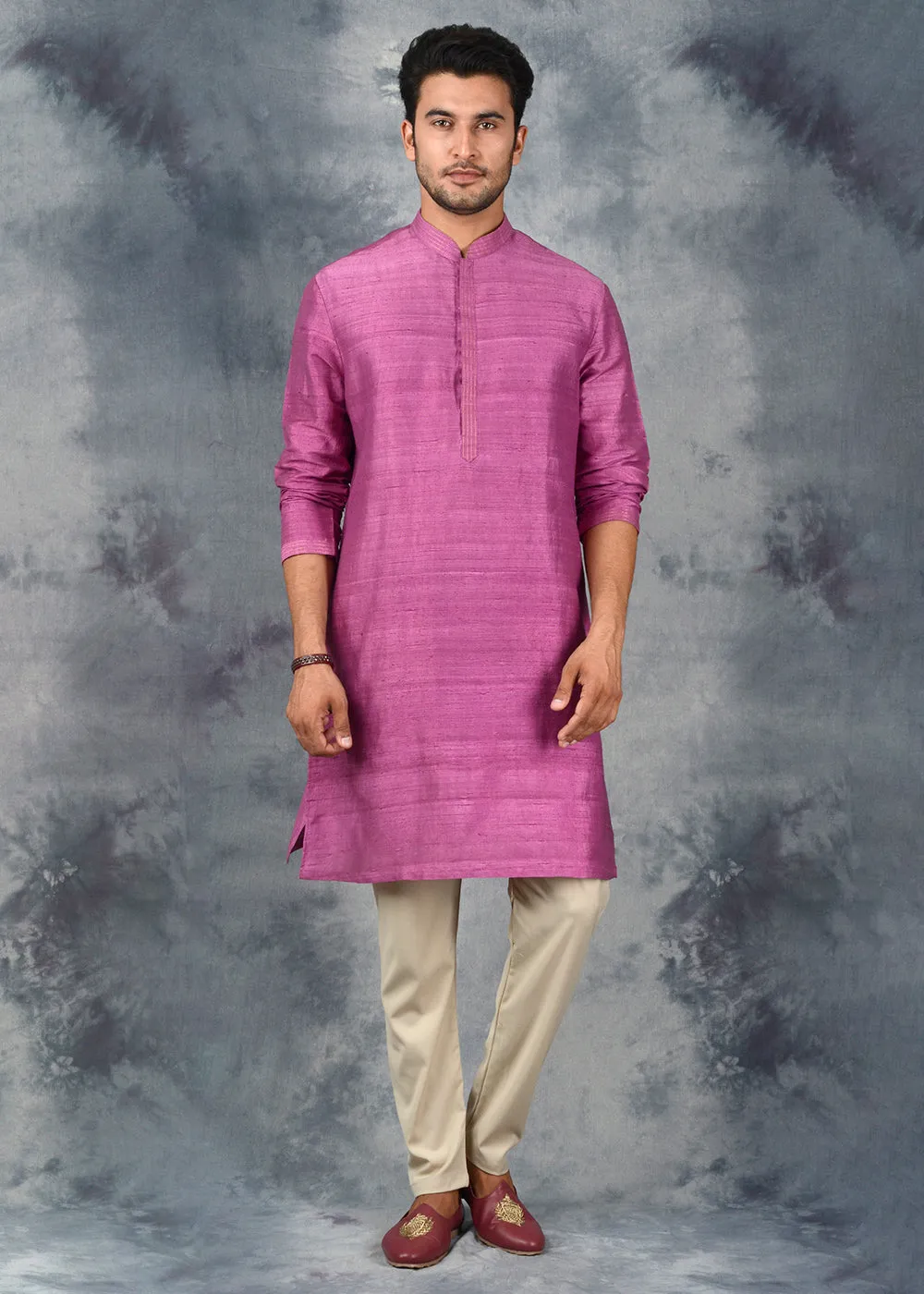 Wine Bandhgala Jacket | Siddhesh Chauhan