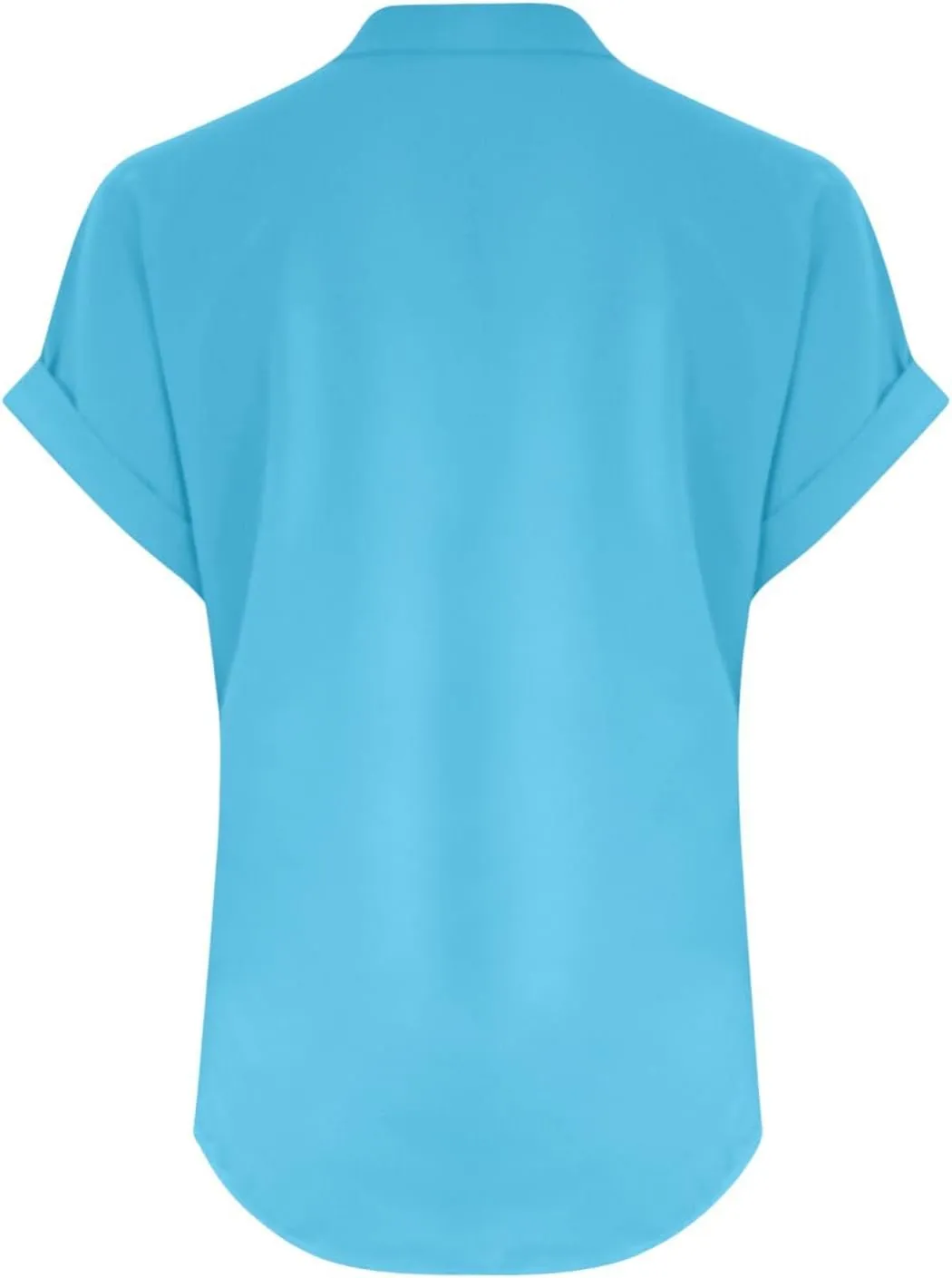 Women Cotton Linen Summer Tops Short Sleeve Loose Fit Blouses V Neck Dressy Casual Tunic Boho Resort Wear Clothing