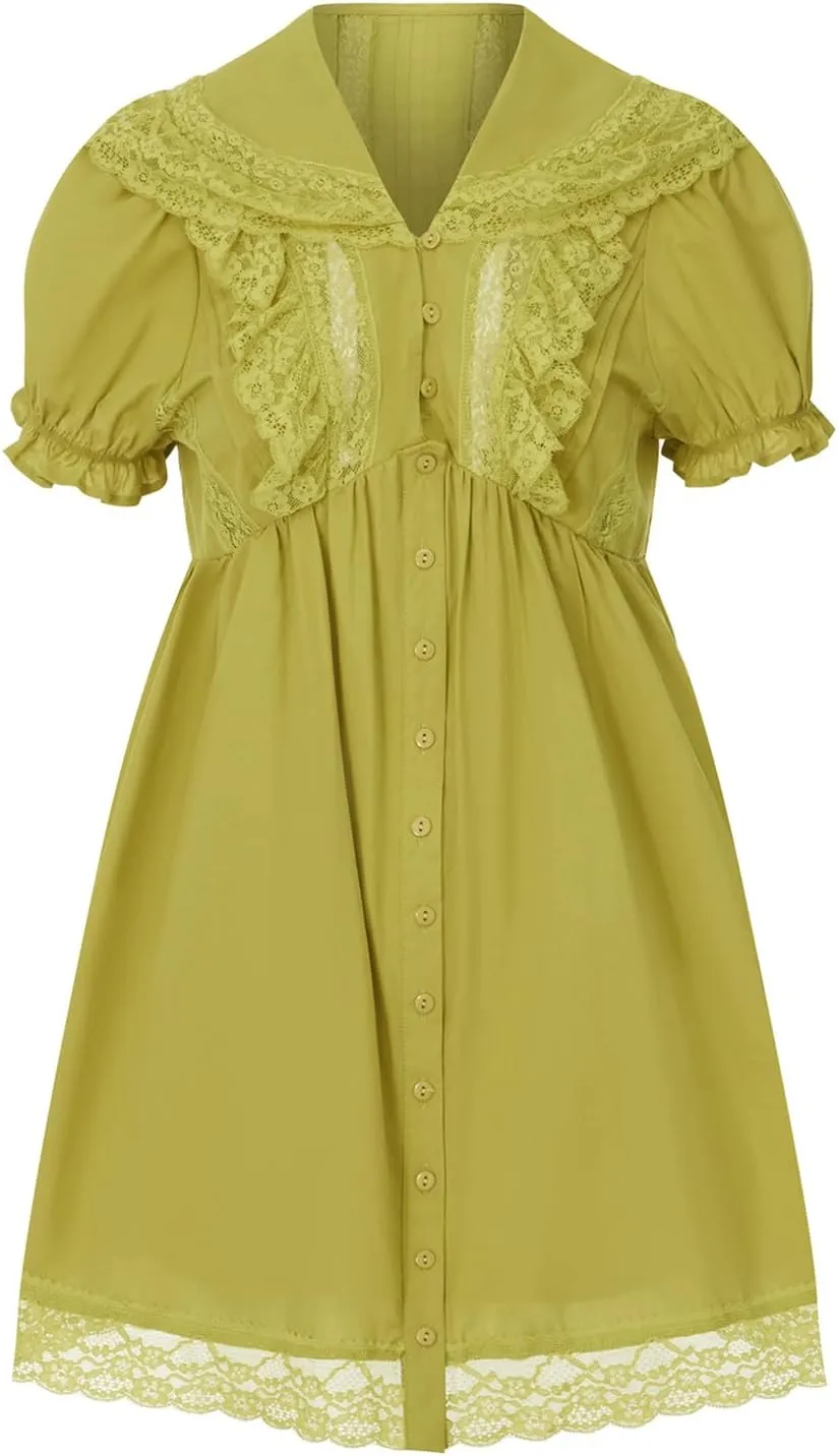Women Hollow Out Babydoll Mini Dress Sleeveless Aline Vacation Beach Boho Sundress Going Out Y2k Ruffle Dress