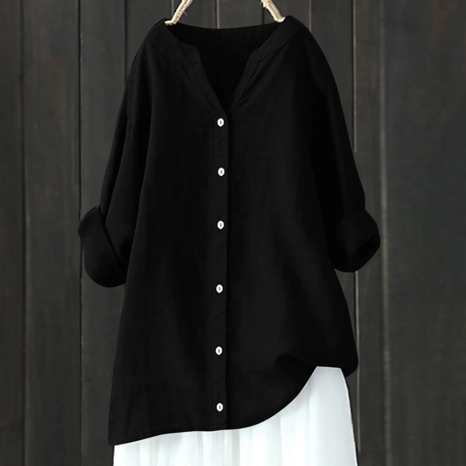 Women Sleeveless Linen Shirts Summer Casual Crewneck Tank Top Loose Solid Dressy 2025 Blouse Tunic