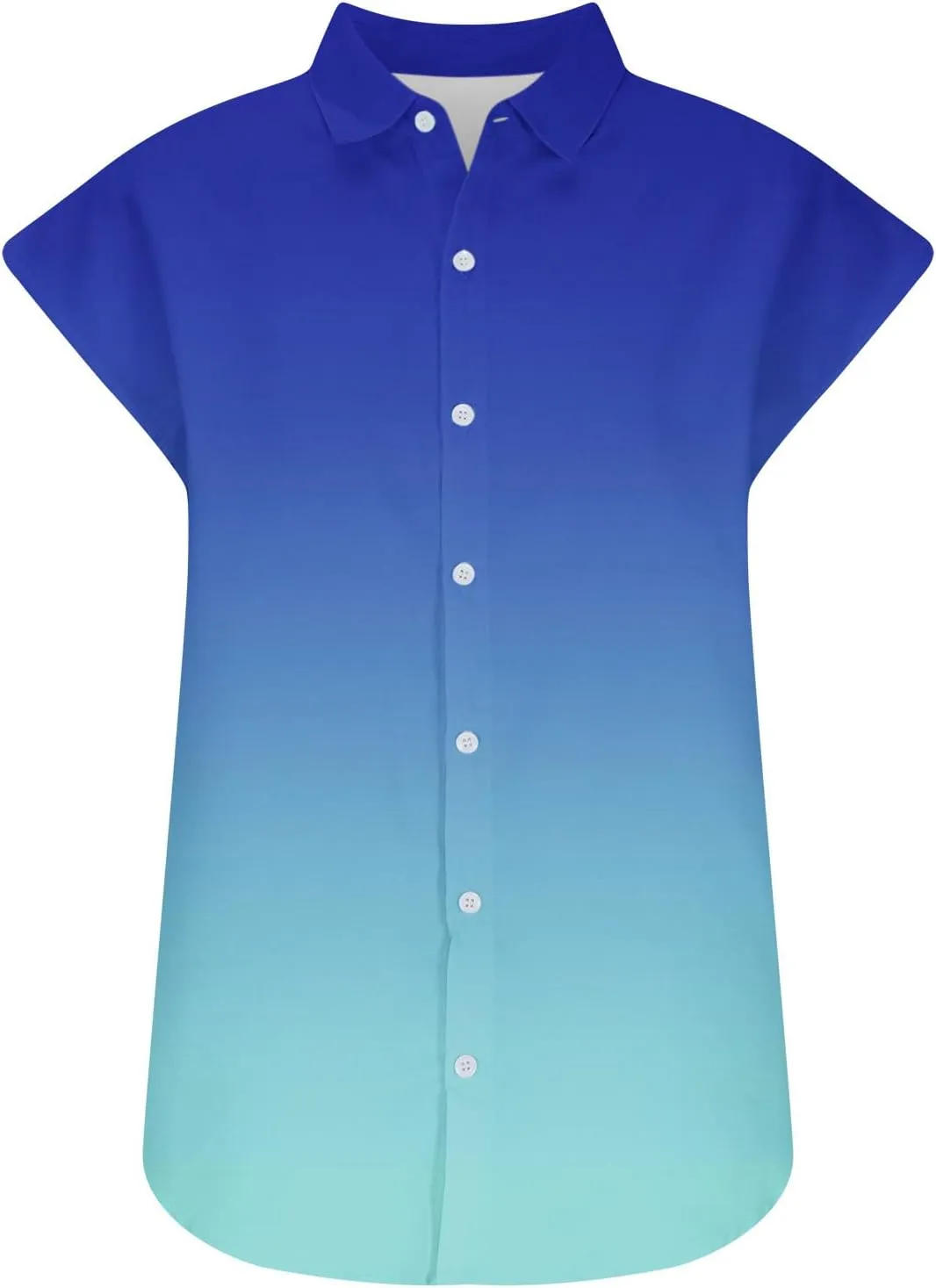 Women Summer Cotton Linen Tops Short Sleeve Button Down Shirts Trendy Dressy Blouse Tops Casual Chambray Clothes 2024