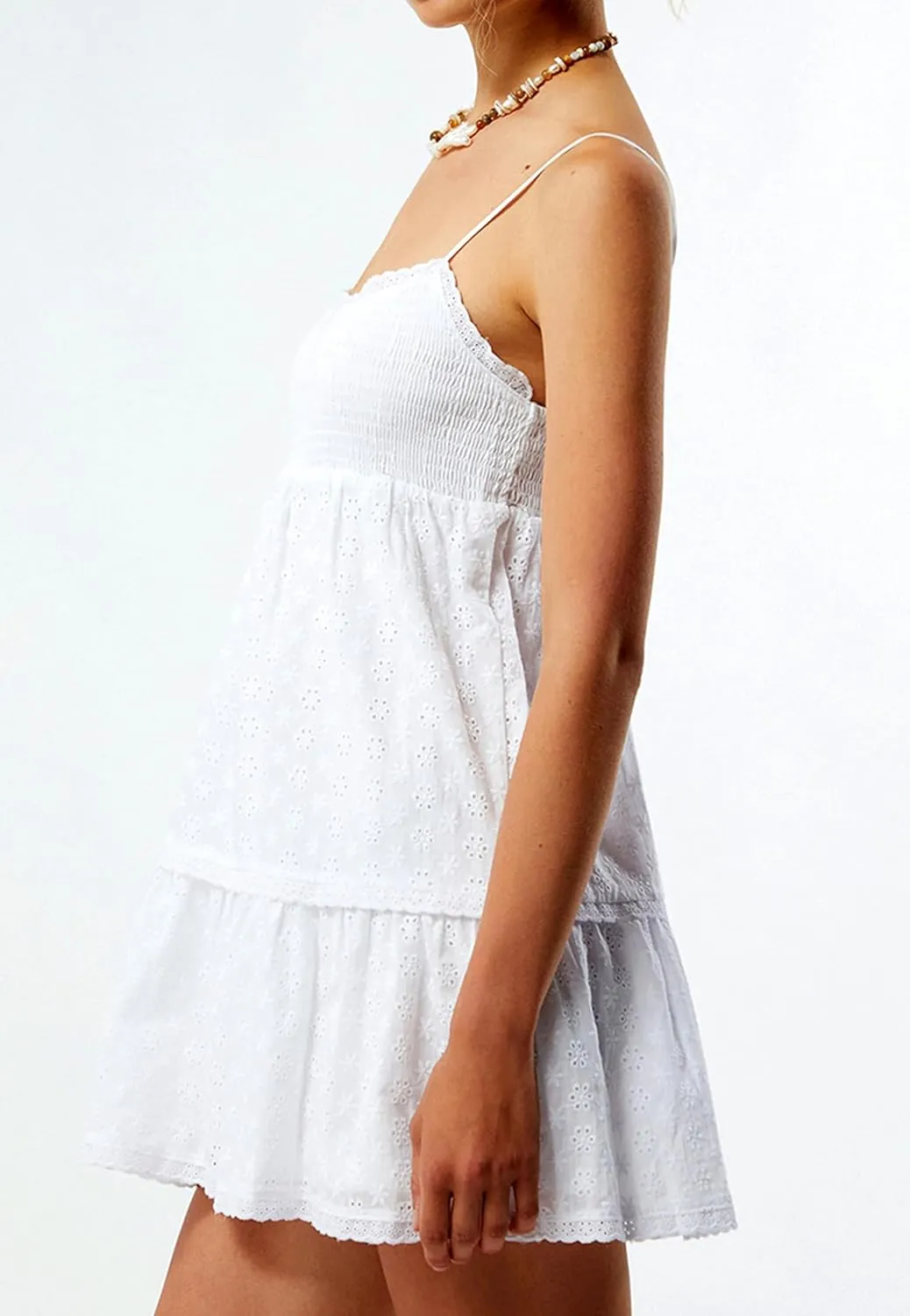 Women Y2k Babydoll Mini Dress Lace Trim Square Neck Sleeveless Floral Dress Flowy Sundress Summer Streetwear