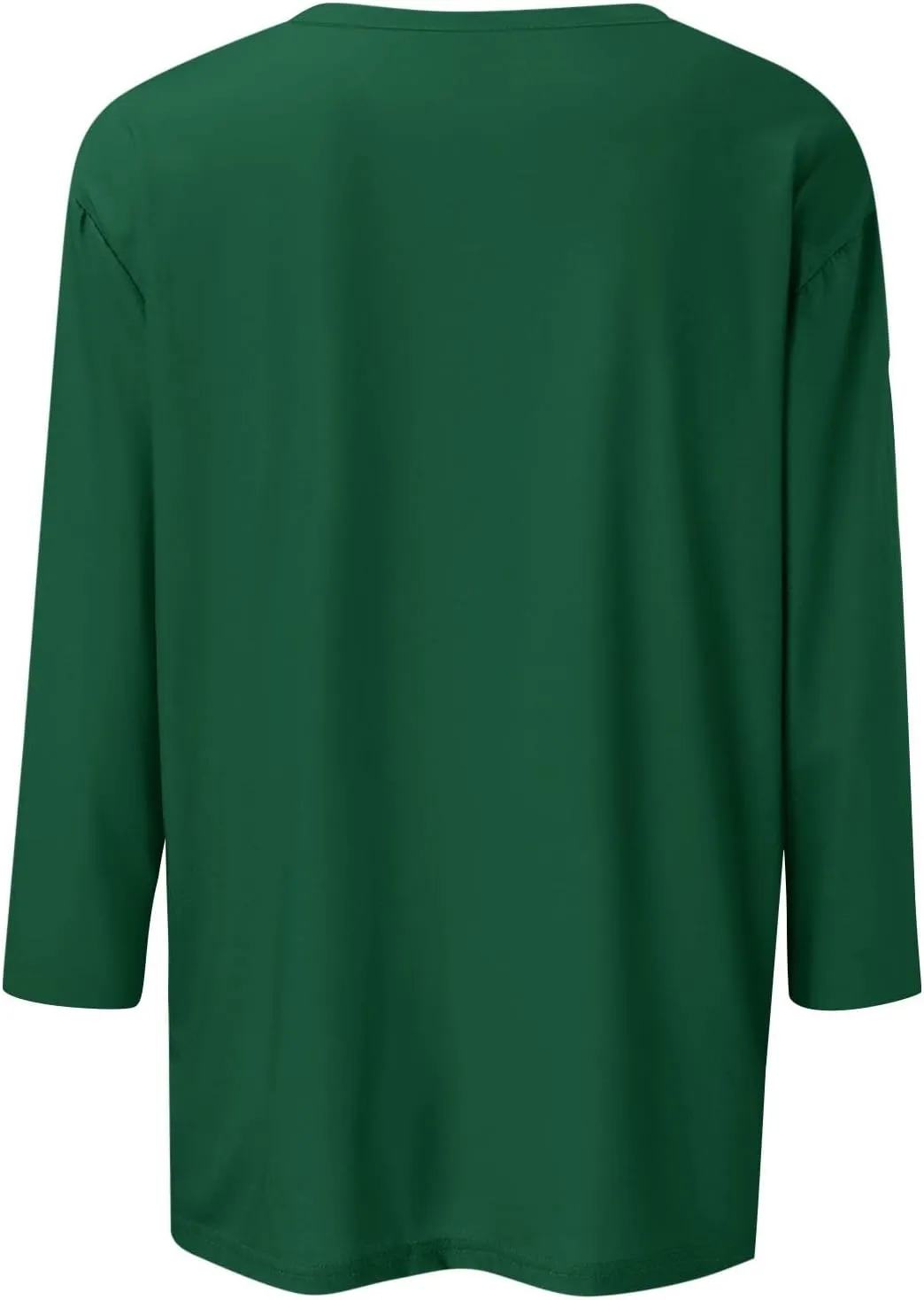 Womens 3/4 Sleeve Tops and Blouses Square Neck Holiday Cute Shirts Dressy Casual Three Quarter Workout Tunic Tops