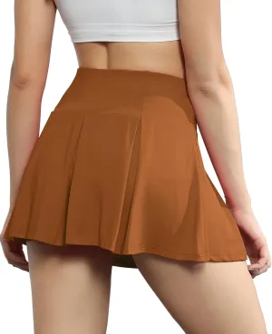 Women's Active Performance Skort Lightweight Skirt for Running Tennis Golf Workout Sports